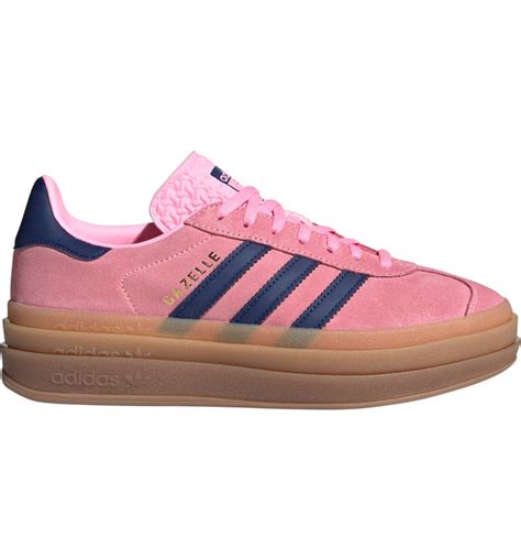 Adidas Originals Gazelle Bold Rose Red Thick Platform Women .